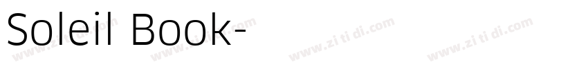 Soleil Book字体转换
